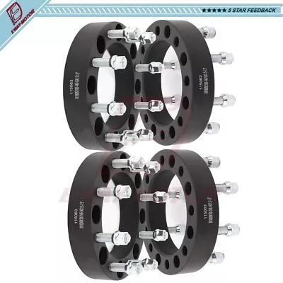 (4) 8x180 1.5  Wheel Spacers 14x1.5 Fits Chevrolet Silverado 2500 GMC Sierra HD • $99.79