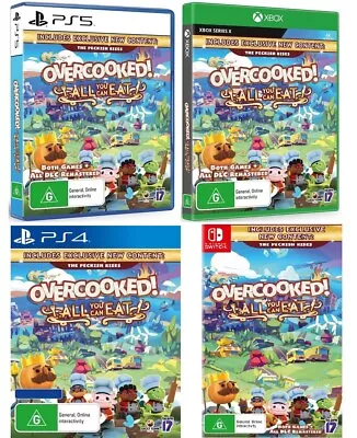Overcooked All You Can Eat PS5 XBSX XBOX Series X Family Kids Fun Cooking Game • $40