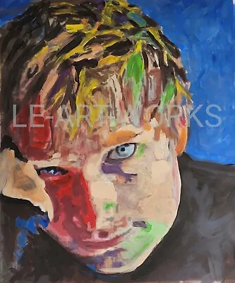 ED SHEERAN QUALITY LIMITED ART PRINT - 100 FROM ORIGINAL ACRYLIC PAINTING 100x50 • £99.95