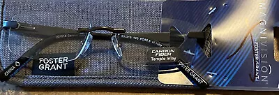 New Magnivision By Foster Grants Carbon Fiber Reading Glasses  +2.50  NC • $15.87