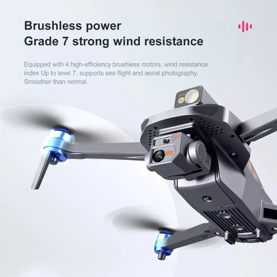 $168 • Buy 5G Brushless WiFi GPS Drones With HD Dual 4K Camera Obstacle Avoidance RC Drone