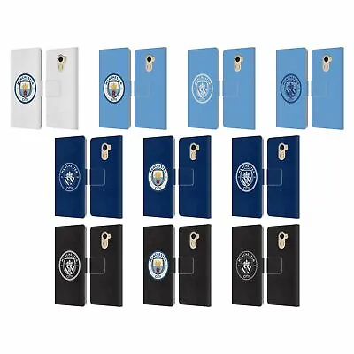 Manchester City Man City Fc Badge Leather Book Case For Wileyfox & Essential • $17.55