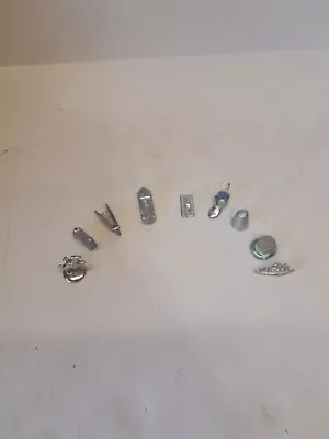 1996 Monopoly Board Game Pieces - Lot Of 9 Original Metal Pieces Parts Tokens • $5.83