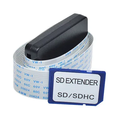 £5.99 • Buy SD SDHC SDXCSD CARD EXTENSION CABLE ADAPTER - FLEXIBLE EXTENDER CABLE48cm
