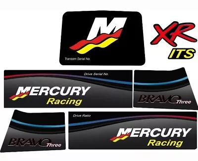 Mercruiser Bravo Three Racing  Xr Its  Vinyl Waterproof Self Adhesive Sticker  • $17.50