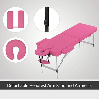 £75.99 • Buy Folding Massage Table Spa Beauty Bed Portable Salon Therapy Couch
