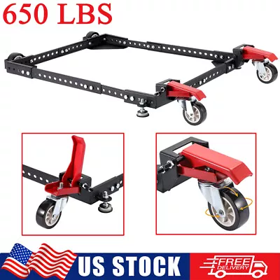 650lbs Mobile Base Heavy Duty Universal Stand Swivel Wheels For Tools Machines • $65.99