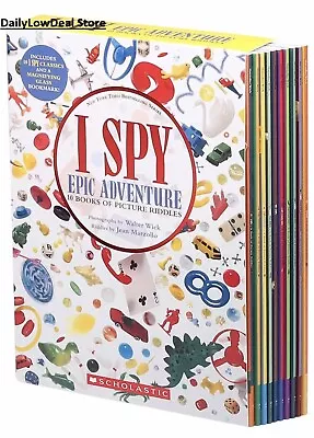 I SPY: 10 Book Box Set - Spy Classics - Children Books - NEW SEALED ITEM!! • $47.49