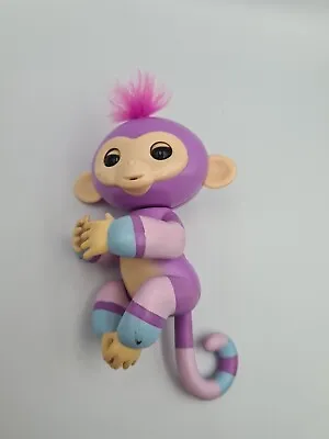 $21.95 • Buy Fingerling Monkey Tri Coloured Pink Purple Blue Electronic Talking Toy Pet 