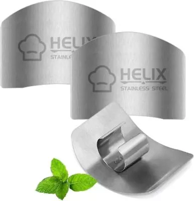 N / D 3 Pack Finger Guards For Cutting Kitchen Tool Stainless Silver 3Packs  • $9.95