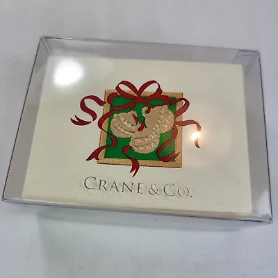 Crane & Co 11 Gift Enclosure Mini CARDS & ENVELOPES Christmas Ornaments Engraved • $24