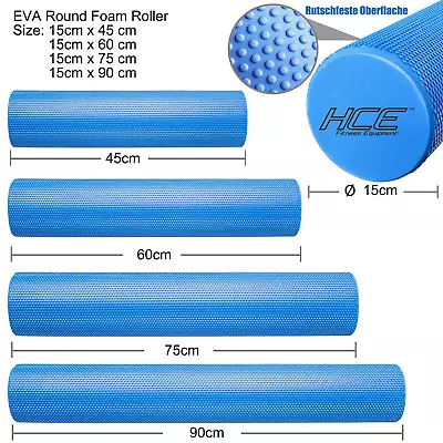 EVA Foam Roller Physio Legs Back Massage Training Yoga Pilates Exercise Home Gym • $26.95