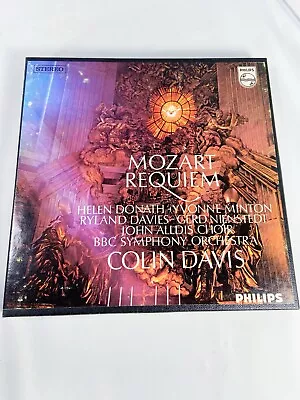 Mozart: Requiem Colin Davis BBCSO Donath Philips 7½ Ips Reel Tape • $34