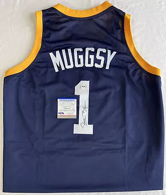 Muggsy Bogues Hand Signed SPACE JAM MONSTARS Autographed Jersey PSA COA • $140