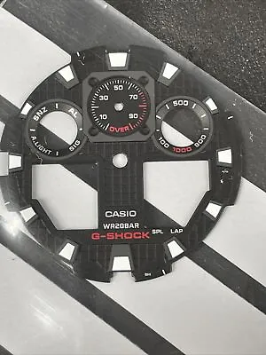 Casio G Shock Spare Parts GA-100 Dial Black / Red • £10