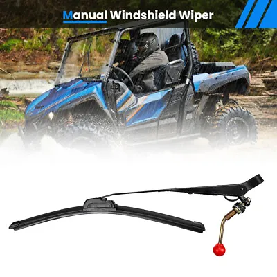 $12.59 • Buy UTV Manual Windshield Wiper Universal For Polaris RZR Kawasaki Mule Teryx Yamaha