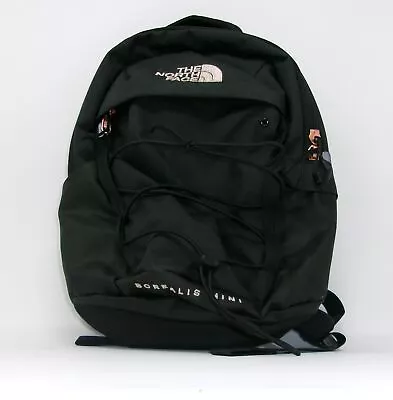 The North Face Mini Borealis Backpack TNF Black Heather/Burnt Coral OS- USED • $25