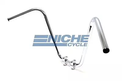 1  Steel Ape Hanger 16  Motorcycle Handlebars Chrome • $86.25