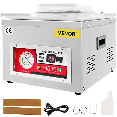$248 • Buy VEVOR Chamber Vacuum Sealer Vacuum Packaging Machine 6.5 Cbm/h Pump Rate 110V