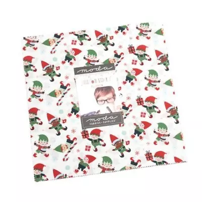 Hello Holidays Layer Cake® 35370LC Moda Prec Layer Cake 10  Squares Quilt Fabric • $34.99