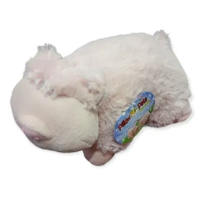 $15.30 • Buy Pillow Pets Pee-Wees WIGGLY PIG Pink Foldable Pillow NWT NEW 11 