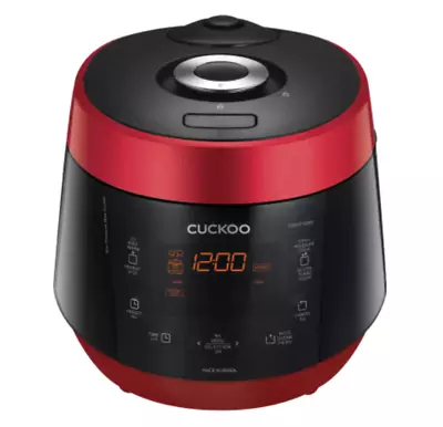 Cuckoo Pressure Rice Cooker 10Cup_Brown/Silver/White/Red (CRP-P1009S) • $379.99