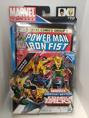 Marvel Universe Greatest Battles Comic Pack Power Man & Iron Fist W/Comic New • $34.57