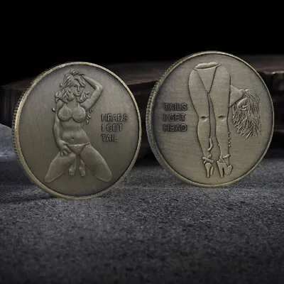 5pcs Sexy Woman Coin Mermaid Commemorative Challenge Bronze Plated Coin • $15.20