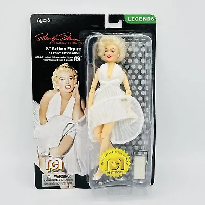 CARD DAMAGE Mego Legends Marilyn Monroe Limited Edition 8'' Action Figure Doll • $10.95