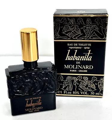 Habanita De Molinard Création Lalique  30ml 1 Oz    1/2 FULL SRAY • $129.99