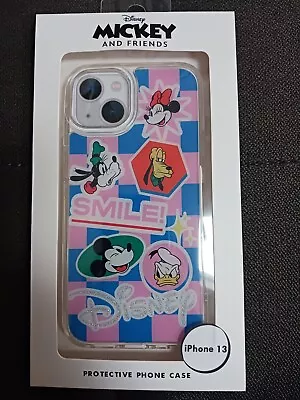 ~NIB DISNEY BRAND Iphone 13 Mickey~Minnie~Pluto~Goofy~Donald~Cell Phone Case~NEW • $18.99