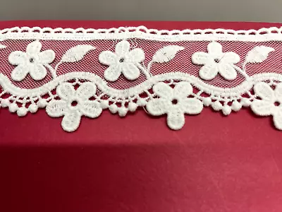 New Venice White Lace 3  Different Widths & Lengths  See Pictures Lot N0 211 • $44.44