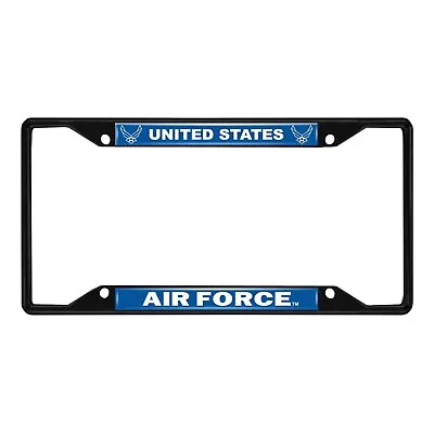 Fanmats Military US Air Force Black Metal License Plate Frame • $9.99