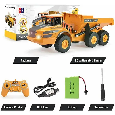 $53.99 • Buy Remote Control Articulated Truck RC Dump Truck Construction Car Engineering Toys