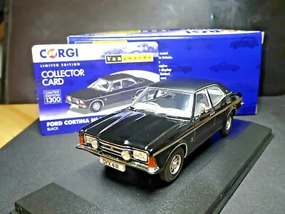 Mega Rare 1/43 Corgi Vanguards Ford Cortina Mk3  2000e Black Mib • £7.50