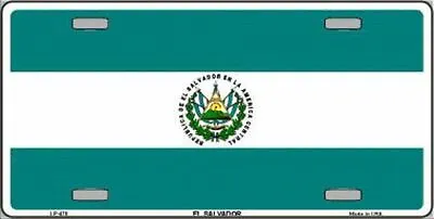 El Salvador Flag Metal Novelty License Plate Auto Tag • $9.95