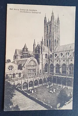 £1.50 • Buy Unposted JG Charlton Postcard - Bell Harry Tower, Canterbury Cathedral (b)