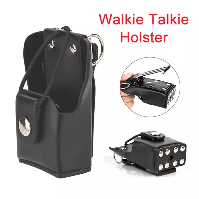 Walkie Talkie Holster Case Pouch Holder For Motorola Radio GP328plus GP344 GP388 • £13.39