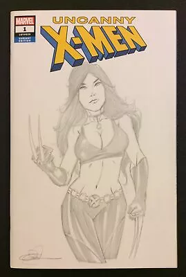 UNCANNY X-MEN #1 Comic Book ORIGINAL SKETCH COVER Featuring X-23 Marvel 2019 • $49.99