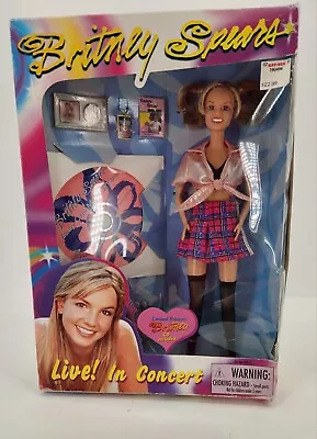 Vintage Play Along 1999 Britney Spears Live In Concert Doll #90000  With CD • $135.88