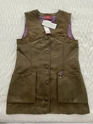 Ladies Laksen Shooting Vest Tweed Amaretta 5167 New Retail £290 Clay Pigeon • £120