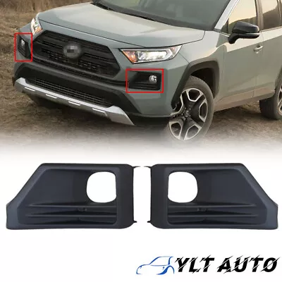 For 2019 2020 2021 Toyota Rav4 USA Adventure Front Bumper Fog Lights Cover LH+RH • $32.99