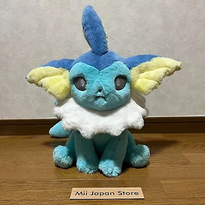 Pokemon Center Original Vaporeon Fluffy Hugging Plush Doll Toy 42cm Big Stuffed • $129.99