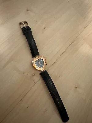 Mimco Heart Shaped Watch Black Rose Gold • $30