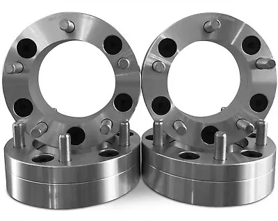 4pc 6x135 To 5x5.5 Wheel Adapters 2  Inch Use 5x139.7 Rims On 6 Lug F-150 14x1.5 • $166.20