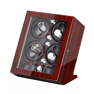 Automatic 8+5 Watch Winder Box Display Watch Box Storage Case With Quiet Motor • $279.99