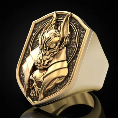 Odin Raven Ring Norse Mythology Stainless Steel Men's Viking Wolf Amulet Jewelry • $8