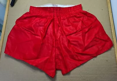 Vintage Size 34  Unlined Red Shorts UMBRO With  STAYPUT  Waist • £19.99