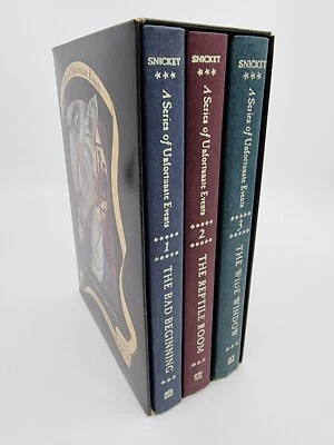 £17.45 • Buy LEMONY SNICKET A Series Of Unfortunate Events Books 1 2 3 1st Edition HC Box Set