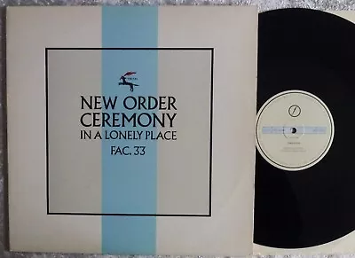 Rare~excellent~new Order~ceremony~a1/b1~1981 Factory Uk 12 ~new Wave Rock~super • £8